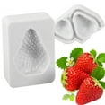 thumbnail image 2 of Kripyery Baking Mold Strawberry Shape Food Grade Easy Release DIY Cake Decorating Tool Reusable Chocolate Candy Silicone Mould Kitchen Gadgets, 2 of 8