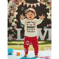 thumbnail image 4 of BemeyourBBs Toddler Baby Boy Boy Valentines Day Outfit Mama is My Valentines Letter Long Sleeve Sweatshirt and Joggers Pants 2 Piece Spring Clothes Set, 4 of 9
