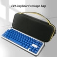 thumbnail image 2 of Wireless Keyboard Mouse Travel Case for 68 Keys Ergonomic Keyboard Storage Case Dustproof Waterproof Bag Replacement, 2 of 8