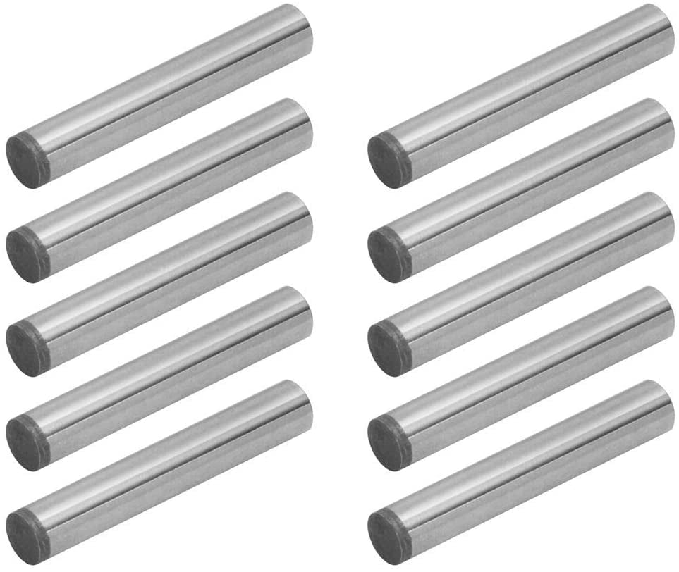 CHAMFERED ENDS. RS steel dowel pins 4 x 4mm  x  32mm long 