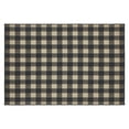 thumbnail image 6 of VHC Brands Black Check Indoor Rug Rect 48x72, Polyester Area Rug, Accent Rug, Floor Decor, Black Check Collection, Rectangle 48x72, Country Black, 6 of 6