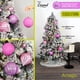 thumbnail image 5 of Esferas para árbol de navidad Artego extra grandes de 15 cm de diámetro paq 6 esferas  Rosa * Línea Caramel 3 texturas y acabados diferentes para colgar Christmas ornaments, 5 of 7