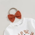 thumbnail image 4 of Okbabeha Toddler Baby Girl Thanksgiving Clothes Letter Print Crewneck Sweatshirt Tops Pumpkin Pie Flare Pants Cute Outfit, 4 of 7