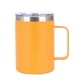 thumbnail image 2 of Taza de Café de Acero Inoxidable 304 con Tapa | Taza Térmica de Viaje con Aislamiento de Doble Pared | Vaso Portátil para Exteriores con Asa Cómoda para Bebidas Frías y Calientes | Resistente a Derra, 2 of 6