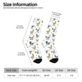 thumbnail image 4 of Goofa Farm Roosters Printed Men's Crew Socks, Soft Durable Breathable Moisture-Wicking with Odor Control Cotton socks, 4 of 9