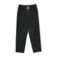 thumbnail image 4 of Bingfone Pajamas For Women,Black Glitter Pajama Pants With Pockets-Medium, 4 of 9