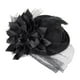 thumbnail image 5 of Pinza de pelo BLESIY negra Con plumas punk Mini Sombrero, 5 of 7
