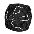 thumbnail image 2 of Funda para silla de oficina, funda para asiento de silla, extraíble, fácil de colocar, elástica para comedor. Negro, 2 of 9