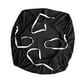 thumbnail image 2 of Funda para silla de oficina, suave, lavable, diseño simple, funda elástica para asiento de silla. Negro, 2 of 9