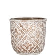 thumbnail image 2 of Sullivans Patterned Round Pot 6.75"H Brown, 2 of 2