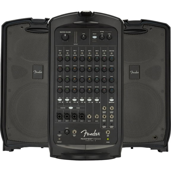 Fender Passport Venue Series 2 600W 10-Channel Portable PA System with Bluetooth