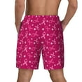thumbnail image 2 of Lsque Mens Swim Trunks Breast Cancer Awareness6 Pattern - Bathing Suit Compression Liner - Beach Swim Shorts Swimwear - (S-3XL) - Stretch Quick Dry -, 2 of 9