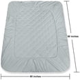 thumbnail image 4 of Funda de colchón Utopia Bedding acolchada, tamaño queen, gris claro, 4 of 7