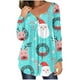 thumbnail image 1 of Tops Para Mujer Salir Tops Casual Manga Larga Botón Abierto Cuello Redondo Ajuste Suelto Túnica Plisada Blusa Odeerbi ODB150523, 1 of 6