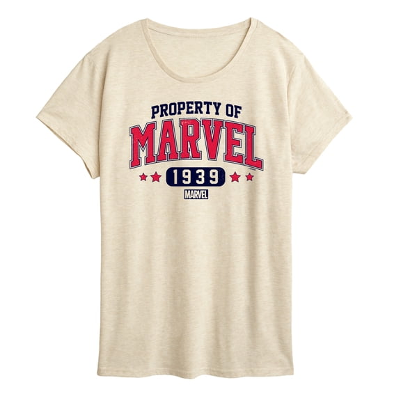 Marvel - Property Of - Women's Short Sleeve Graphic T-Shirt