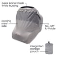 thumbnail image 2 of Funda para Asiento de Coche para Bebé Boppy Pearl Secado Rápido con Protección UPF 50+, 2 of 6