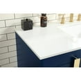 thumbnail image 4 of Elegant Decor Eugene 48" Aluminum MDF Single Bathroom Vanity in Blue, 4 of 8