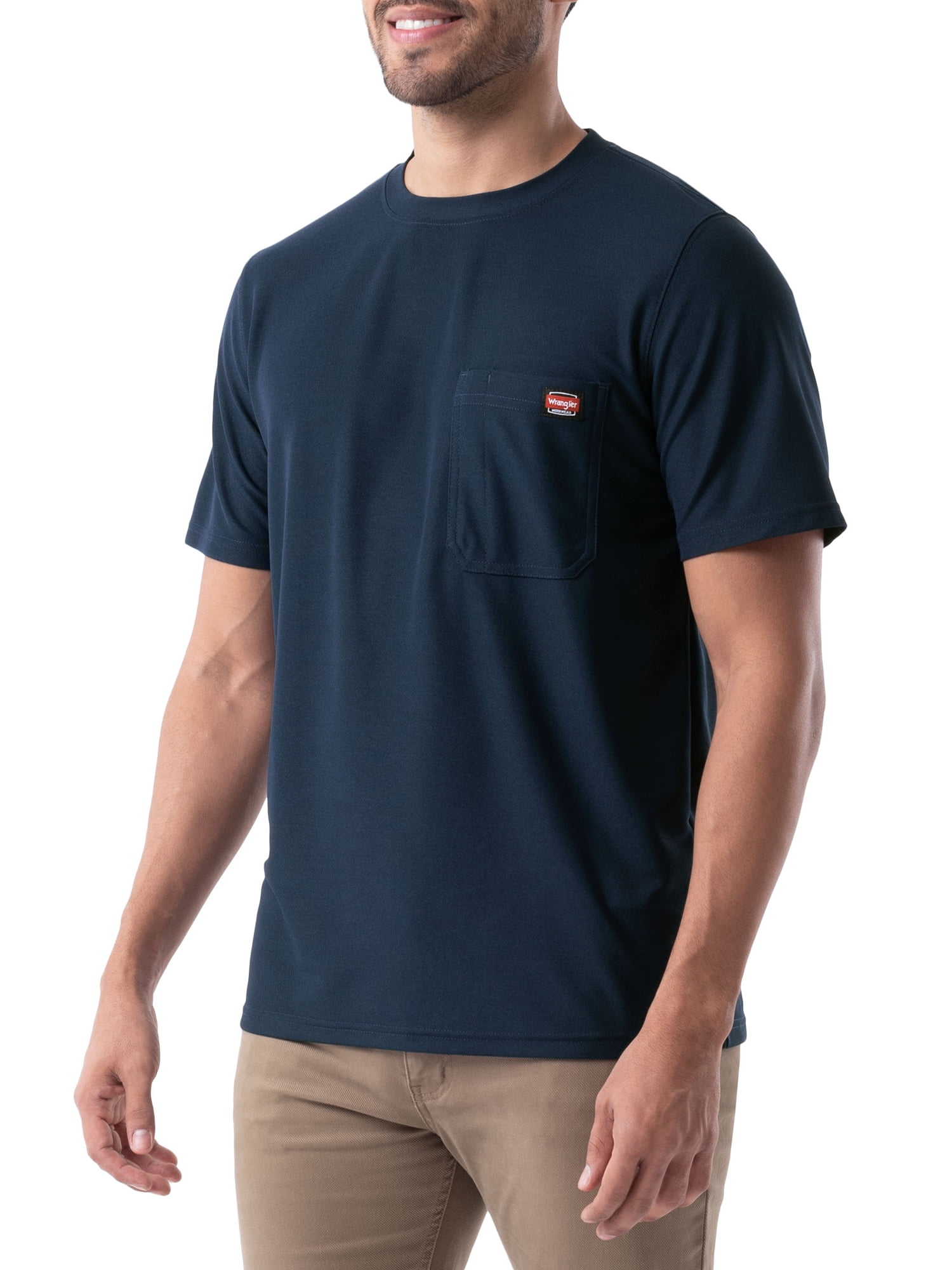 Wrangler Workwear Men's Short Sleeve Performance T-Shirt