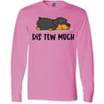 thumbnail image 3 of Inktastic Napping Dis Tew Much Rottweiler Long Sleeve T-Shirt, 3 of 5