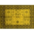 thumbnail image 1 of Ahgly Company Indoor Rectangle Oriental Yellow Industrial Area Rugs, 2' x 4', 1 of 4