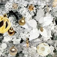 thumbnail image 2 of sruoe Christmas Tree Decorations, Christmas Tree Ornaments, Realistic, Topiary, Classic Christmas Tree for Christmas Day, Gold, 2 of 5