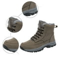 thumbnail image 5 of Ketyyh-chn99 Winter Shoes for Men Running Shoes Waterproof Steel Toe Boots for Men Work Boots Lightweight Sneaker Non-slip Boots Khaki,8, 5 of 5