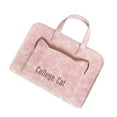 thumbnail image 4 of Bolso para ordenador portátil de 16 pulgadas perfecl maletín de trabajo de cuero PU rosa, 4 of 8