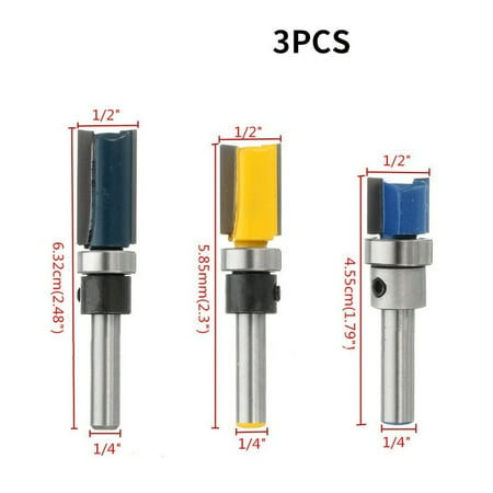 

Toyella 3PCS 1/4 handle profile trimming knife 3piece trimming knife