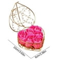 thumbnail image 3 of Jabones Cesta de hierro Jabón rosa Caja de regalo de flores Tanabata Regalo de San Valentín Flor eterna Boda Regalo creativo los pétalos, 3 of 4