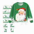 thumbnail image 2 of NOLDARES Boys Toddler Snug Fit Cotton 2 Piece Pajamas Set Long Sleeve Top Pants Pjs Baby Dinosaur Loungewear Fall Winter Sleepwear 6-24 Months 2t 3t 4t 5t 6t 7t 8t 9t Children,Green,5-6 Y, 2 of 5