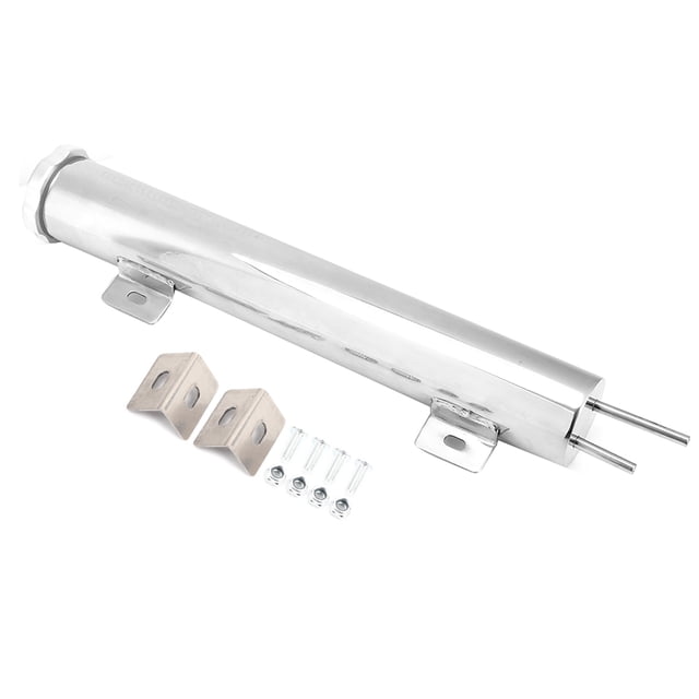 Overflow Stainless Steel Overflow 2 X 13in Stainless Steel Radiator Coolant Overflow Universal Car Accessory