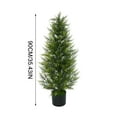 thumbnail image 2 of small christmas tree Christmas Artificial Tree With Detachable Ground Spike Shaped Tree Potted Indoor Floor Decor christmas decorations, 2 of 9
