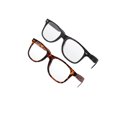 thumbnail image 4 of grinderPUNCH Lot Valeur de 2 Paires Lunettes de Lecture Monture Écaille Lentille Transparente, +5,00 Unisexe, 4 of 5