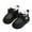 Black, variant on OWUUcdse Girl's Snow Boots, Fleece-lined Winter Thermal Non-Slip Shoes for Cold Weather Black Size 8 (Little Kids)