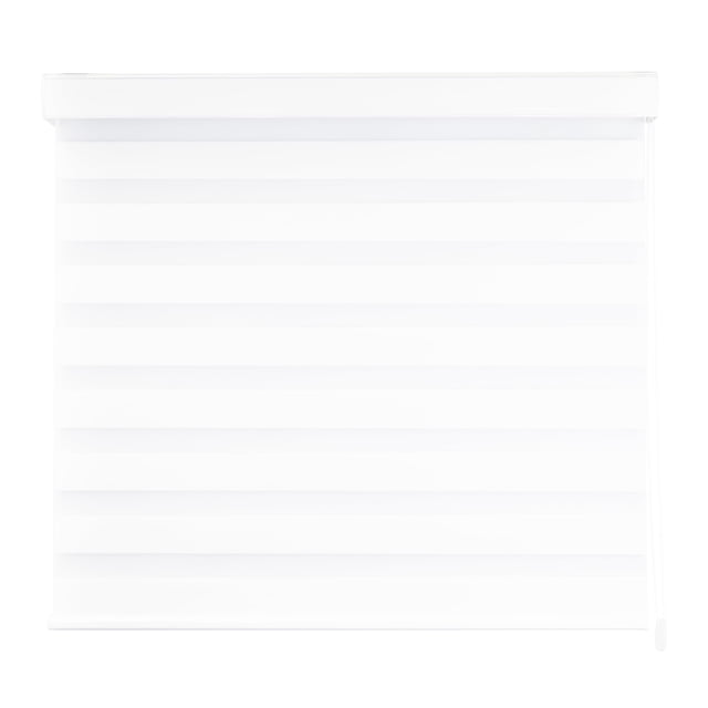 DecoKing Persiana para Ventana Sheer Elegance Wood Desing Enrollable Horizontal 140cm ancho x 180cm alto White