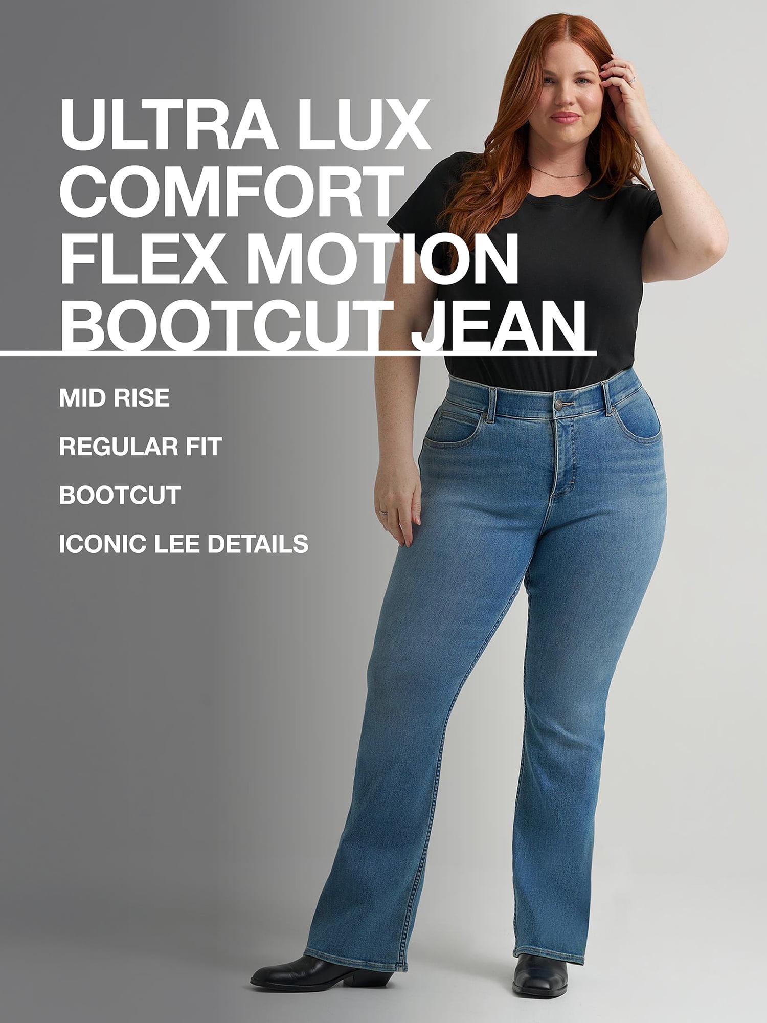 Lee® Women's Plus Ultra Lux Comfort with Flex Motion Bootcut Jean