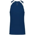 thumbnail image 2 of Augusta L Overspeed Track Jersey Navy/White 343, 2 of 5
