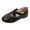 Black, variant on newwalpole Girls Dress Shoes Toddler Little Kids Gracy Ballet Mary Jane Ballerina Flats with Elastic Ankle Strap Purple for Size 1.5