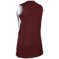 thumbnail image 2 of Post Up Jersey - MAROON BODY, WHITE BODY - M, 2 of 2