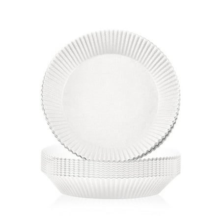 

Kironypik Pack of 30 Air Fryer Papers Oil-absorbing Kitchen Baking Mats Single-use Heat-resistant Microwave Oven Replaceable Sheets White 20CM