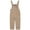 Khaki-2635, variant on KIDSCOOL SPACE Baby Little Girls Canvas Overalls,Toddler Boys Ripped Holes Casual Workwear,Khaki,3-4 Years