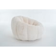 thumbnail image 5 of Jopath Bean Bag Chair, Ultra-Soft Faux Fur Sofa Floral-Shaped Bean Bag Sofa for Gaming Reading Living Room Bedroom Beige, 5 of 9