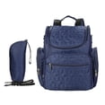 thumbnail image 4 of para pañales Bolsa de momia de gran capacidad, multifunción Bolsas para pañales para el atención del bebé, resistente , Azul oscuro Hugo Organizador de pañales, 4 of 10
