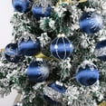 thumbnail image 4 of Bolas navideñas de color azul marino para decorar el árbol de Navidad (paquete de 9), 4 of 4