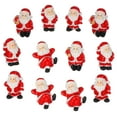 thumbnail image 5 of BESTOYARD Christmas Resin Crafts Santa Claus Statue for Home Decor 12Pcs, 5 of 8