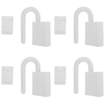 WHAMVOX 4pcs Door Pinch Guards For Kids Door Stoppers Finger Pinch Guard Door Stoppers For Kids Safety Door Stopper White Door Protector