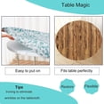 thumbnail image 5 of Farmhouse Fitted Tablecloth Round, Wood Grain Elastic Edge Table Covers, for Kitchen Dining Picnic Party Fits Tables Up to 48"-52", 5 of 5
