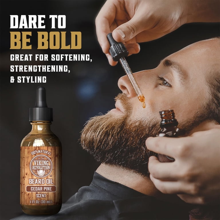 Viking Revolution Beard Oil Conditioner, Cedarwood & Pine photo 2