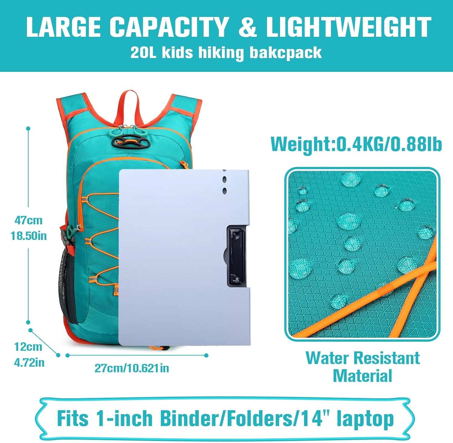 20L Hiking Backpack, Small Hydration Backpack, Waterproof Camping Backpack 8-12, No Water Bladder - Walmart.com 20L Hiking Backpack, Small Hydration Backpack, Waterproof Camping Backpack 8-12, No Water Bladder - Walmart.com