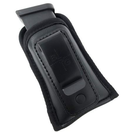 Black Scorpion Outdoor Gear Concealment Tactical Magazine IWB Pouch - Multi Use Soft Pouch for Pistol Inside The Waistband Single Double Stack 9mm .40 and .45 Cal (Mag Pouch Double (Best Value 9mm Handgun)